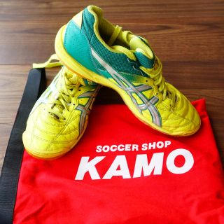 アシックス(asics)のフットサルシューズ アシックス 体育館シューズジム CALCETTO TOP (シューズ)