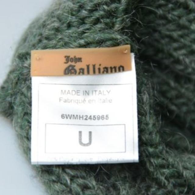 John Galliano(ジョンガリアーノ)のきょん様専用  JOHN GALLIANO モヘア混ウールニットキャップ メンズの帽子(ニット帽/ビーニー)の商品写真