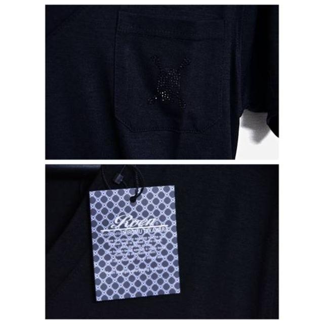 Roen(ロエン)の新品 Roen　ロエン　バックプリントスカルスワロTシャツ　黒　L メンズのトップス(Tシャツ/カットソー(半袖/袖なし))の商品写真
