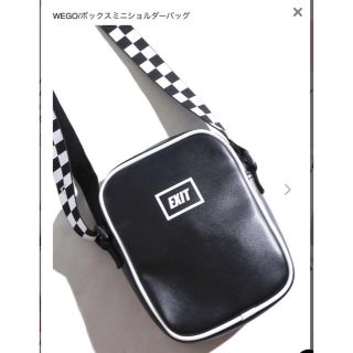 ウィゴー(WEGO)の新品•WEGO ボックスミニショルダーバッグ(ショルダーバッグ)