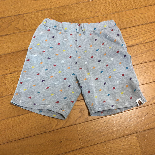 A BATHING APE(アベイシングエイプ)のAPE KIDS  120cm ハーフパンツ キッズ/ベビー/マタニティのキッズ服男の子用(90cm~)(パンツ/スパッツ)の商品写真