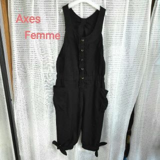 アクシーズファム(axes femme)のAxes Femme、７分　サロペット　オールインワン　オーバーオール(サロペット/オーバーオール)