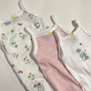 プチバトー(PETIT BATEAU)の新品 プチバトー  キャミソールボディ 12m/74cm(肌着/下着)