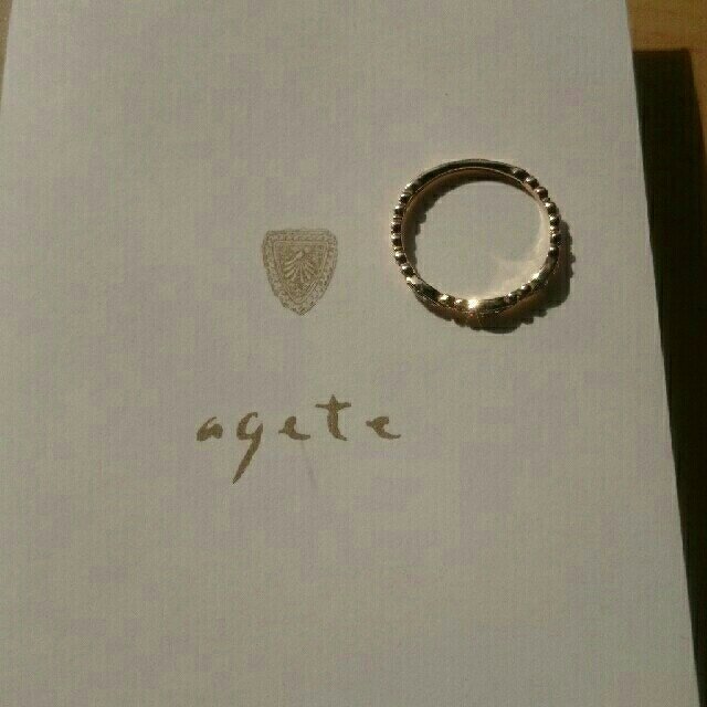 agete - agete リング k10 12号(10112111074)の通販 by どんどこ's