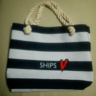 シップス(SHIPS)のSHIPS でかボーダートートバッグ(トートバッグ)