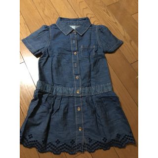 ベビーギャップ(babyGAP)のGAP baby 100センチ デニムシャツワンピース(ワンピース)