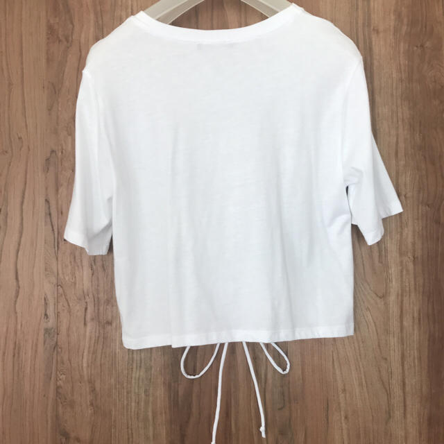 ZARA(ザラ)のZARA レースアップＴシャツ レディースのトップス(Tシャツ(半袖/袖なし))の商品写真