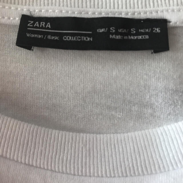 ZARA(ザラ)のZARA レースアップＴシャツ レディースのトップス(Tシャツ(半袖/袖なし))の商品写真