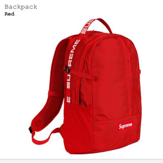 シュプリーム(Supreme)のsupreme 2018ss backpack red(バッグパック/リュック)