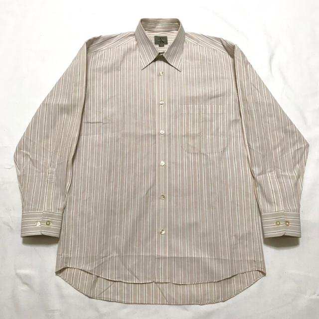 Calvin Klein(カルバンクライン)の90s カルバンクライン CK コットンBDシャツ ストライプシャツ 長袖 メンズのトップス(シャツ)の商品写真