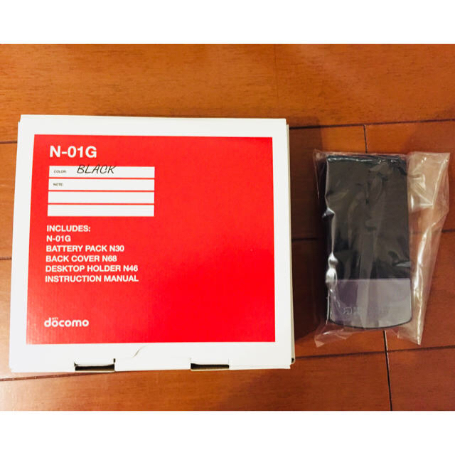 NTTdocomo(エヌティティドコモ)の【新品 未使用】N-01G  docomo FOMA ガラケー 黒 スマホ/家電/カメラのスマートフォン/携帯電話(携帯電話本体)の商品写真