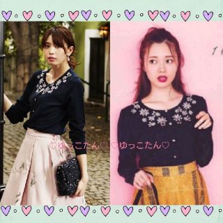 トッコ(tocco)の美品♡白石麻衣さんカーディガン♡アプワイザーリッシェ、リランドチュール、エフデ(カーディガン)