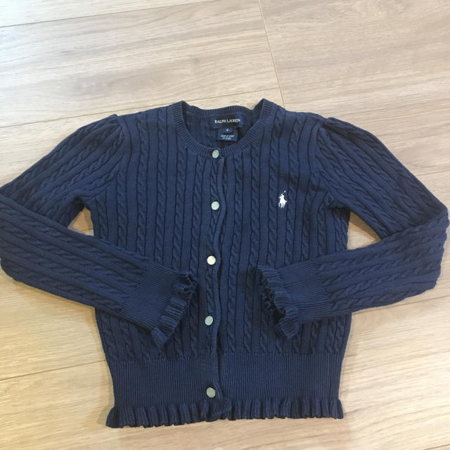 Ralph Lauren(ラルフローレン)のラルフローレン、カーディガン キッズ/ベビー/マタニティのキッズ服女の子用(90cm~)(カーディガン)の商品写真