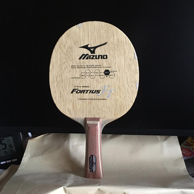 MIZUNO(ミズノ)のミズノ 7枚合板 FORTIUS FT  OFF 90g スポーツ/アウトドアのスポーツ/アウトドア その他(卓球)の商品写真