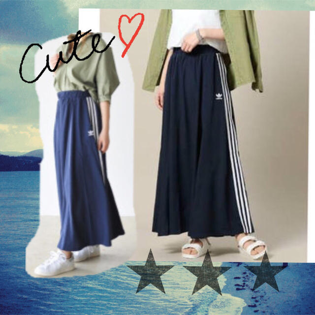 レディース★レア★adidasロングスカート★S