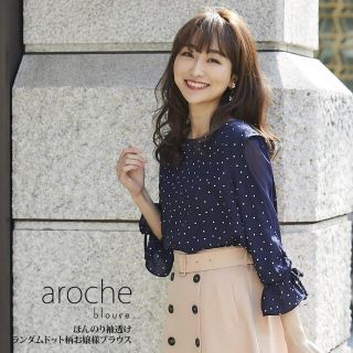 トッコ(tocco)のtocco closetランダムドットブラウス(シャツ/ブラウス(長袖/七分))