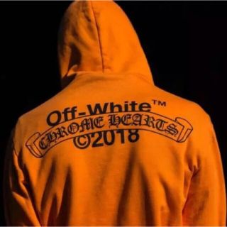 クロムハーツ(Chrome Hearts)のchromehearts offwhite hoodie 新品未使用 Lサイズ(パーカー)