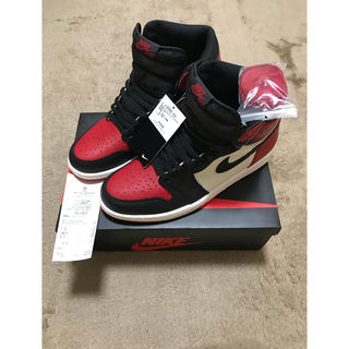 ナイキ(NIKE)のNIKE AIR JORDAN 1 HIGH OG BRED TOE(スニーカー)