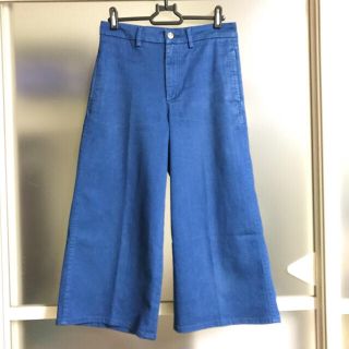 ザラ(ZARA)のZARA✴︎ガウチョデニム クロップドパンツ(クロップドパンツ)