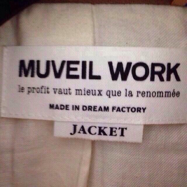 MUVEIL WORK(ミュベールワーク)のMUVEIL WORK⭐️キャメルコート レディースのジャケット/アウター(ピーコート)の商品写真