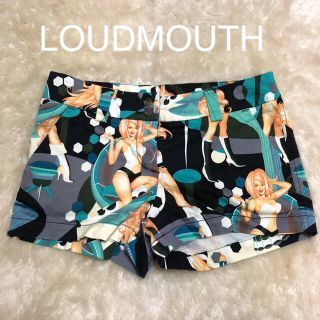 ラウドマウス(Loudmouth)のラウドマウス/女性イラストショートパンツレディースゴルフウェア短パン(ウエア)