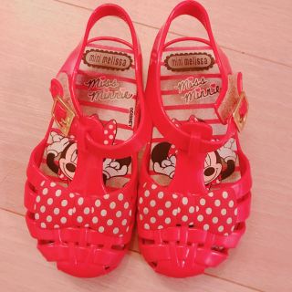 メリッサ(melissa)のゆうめいままさま専用Disney ミニメリッサ×ミニーマウス 14センチ(サンダル)