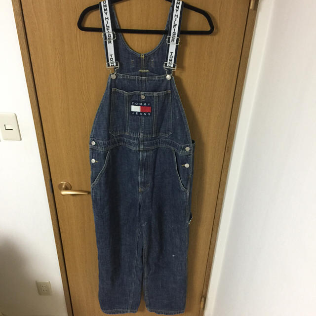 TOMMY HILFIGER(トミーヒルフィガー)の90s トミーヒルフィガー オーバーオール Mサイズ メンズのパンツ(サロペット/オーバーオール)の商品写真