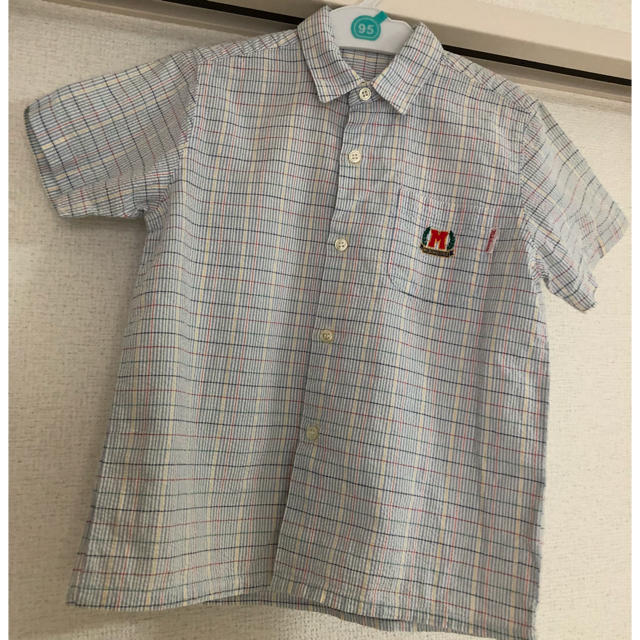 mikihouse(ミキハウス)の美品ミキハウス110サイズシャツ キッズ/ベビー/マタニティのキッズ服男の子用(90cm~)(ブラウス)の商品写真