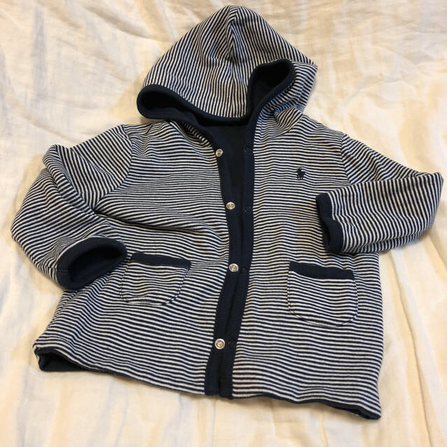 POLO RALPH LAUREN(ポロラルフローレン)の（専用）ラルフ・ローレン リバーシブルパーカー キッズ/ベビー/マタニティのベビー服(~85cm)(カーディガン/ボレロ)の商品写真