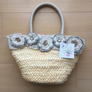 チェスティ(Chesty)のチェスティ フラワー刺繍かごバッグ(かごバッグ/ストローバッグ)