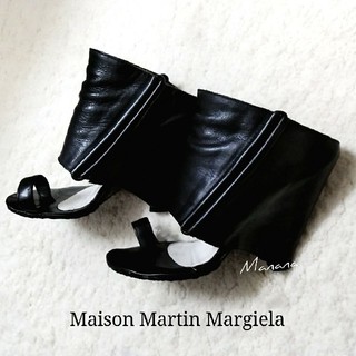 マルタンマルジェラ(Maison Martin Margiela)の《4月限定値下げ》 メゾンマルタンマルジェラ ブラック サンダル(サンダル)