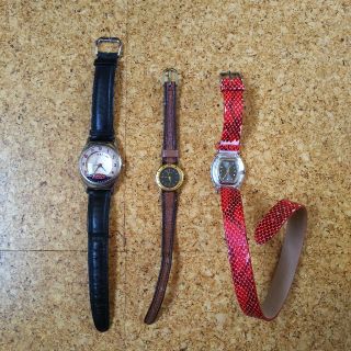 フォッシル(FOSSIL)のジャンク腕時計 3本セット(腕時計)