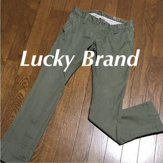 ラッキーブランド(Lucky Brand)のLucky Brand パンツ チノパン モスグリーン NY購入 XS(チノパン)