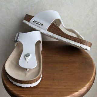 ビルケンシュトック(BIRKENSTOCK)の未着用☆ビルケンシュトック BIRKENSTOCK☆ラムゼス 白 ホワイト 39(サンダル)