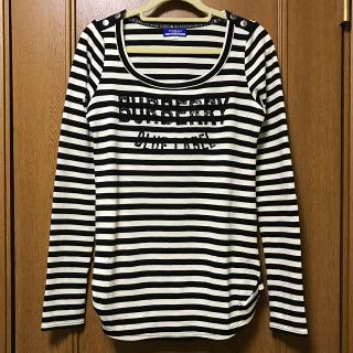 バーバリーブルーレーベル(BURBERRY BLUE LABEL)のバーバリーブルーレーベル ボーダートップス(カットソー(長袖/七分))