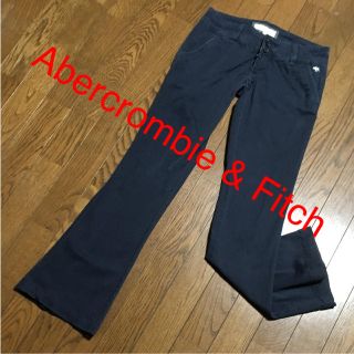 アバクロンビーアンドフィッチ(Abercrombie&Fitch)のAbercrombie & Fitch パンツ チノ ネイビー NY購入 XS (チノパン)