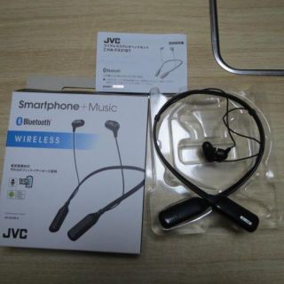 ケンウッド(KENWOOD)のJVC HA-FX37BT-B Bluetooth 14時間ワイヤレスイヤホン　(ヘッドフォン/イヤフォン)