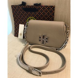 トリーバーチ(Tory Burch)の新品 ❤︎ トリーバーチ ❤︎ チェーン ショルダー ❤︎ クラッチ グレー(ショルダーバッグ)