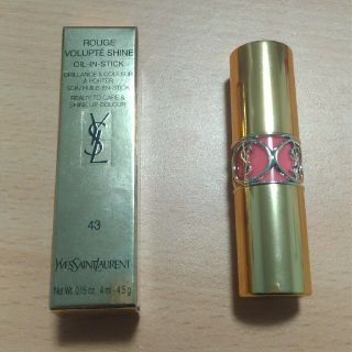 イヴサンローランボーテ(Yves Saint Laurent Beaute)の 中古品 美品 YSL 口紅 ルージュ ヴォリュプテ シャイン

 No.43 (口紅)