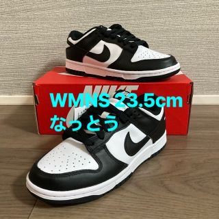 ナイキ(NIKE)の【GS23.5cm】WMNS DUNK LOW RETRO GS "PANDA"(スニーカー)