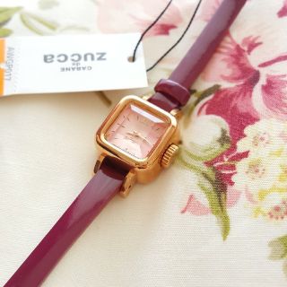 カバンドズッカ(CABANE de ZUCCa)のCABANE de zucca エナメル腕時計　レディース(腕時計)
