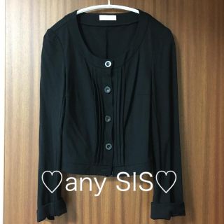 エニィスィス(anySiS)のanySIS♡ノーカラージャケット(ノーカラージャケット)