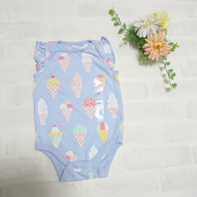 babyGAP(ベビーギャップ)のゆいピー様☆アイスクリーム柄 レギンス 新品 新作 80 キッズ/ベビー/マタニティのベビー服(~85cm)(パンツ)の商品写真