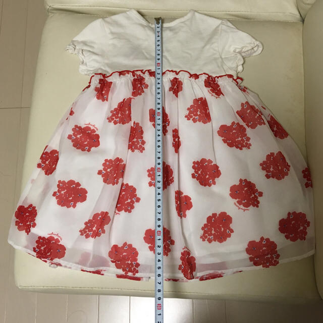 mou jon jon(ムージョンジョン)のMoujonjon＊切り替えワンピース 95 キッズ/ベビー/マタニティのキッズ服女の子用(90cm~)(ワンピース)の商品写真