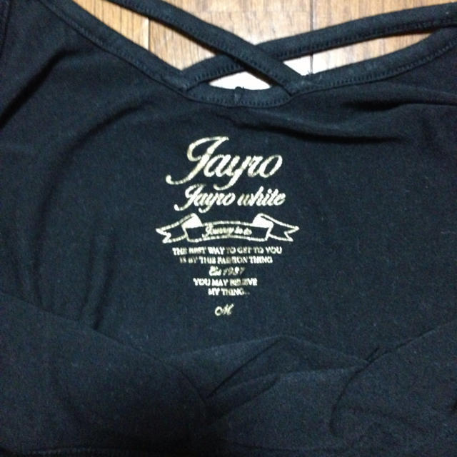 JAYRO(ジャイロ)のジャイロ 黒キャミソール レディースのトップス(キャミソール)の商品写真