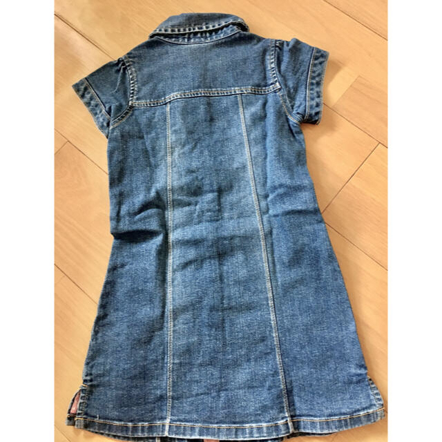 babyGAP(ベビーギャップ)の110 baby GAP  デニム ワンピース 女の子 中古 【送料込】 キッズ/ベビー/マタニティのキッズ服女の子用(90cm~)(ワンピース)の商品写真