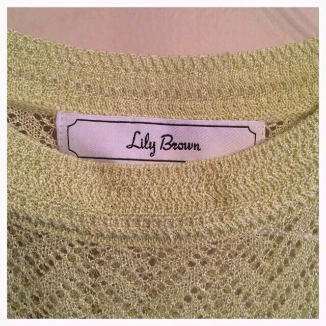 Lily Brown(リリーブラウン)のＬily Brown ニットトップス レディースのトップス(ニット/セーター)の商品写真