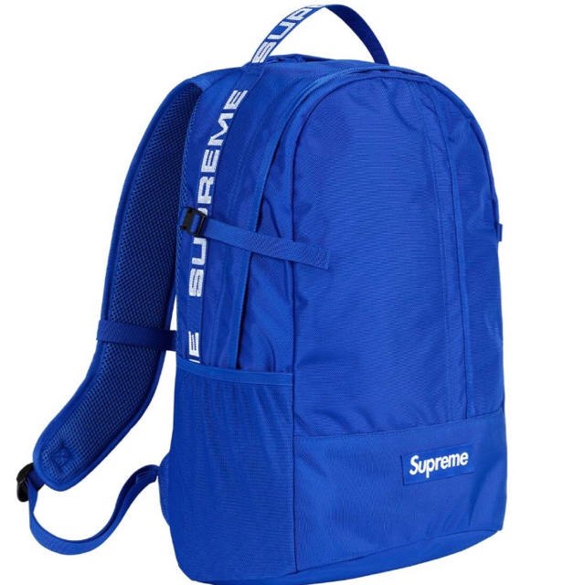 Supreme back pack ブルー 2018SS