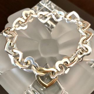 ティファニー(Tiffany & Co.)の早い者勝ちSALE‼️レア！ハートが可愛い ブレスレット❤︎  18kコンビ(ブレスレット/バングル)