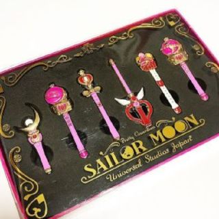 USJ限定★セーラームーン★歴代ロッド ピンバッジセット(6個)★コラボグッズ